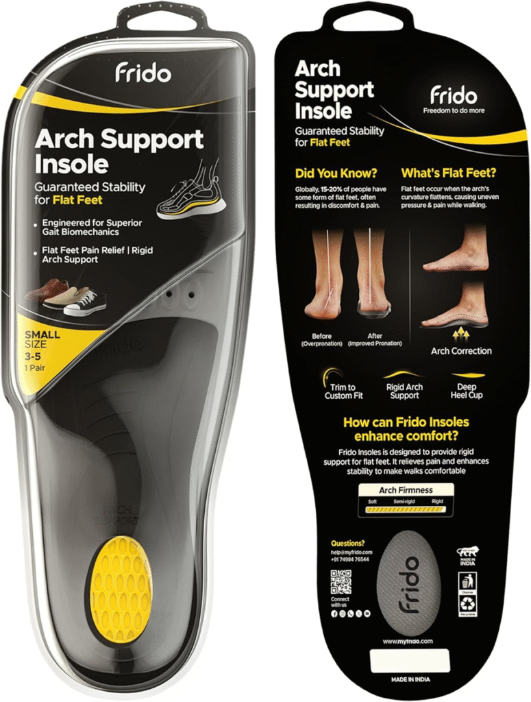 Frido Rigid Arch Support Insole for Flat Feet